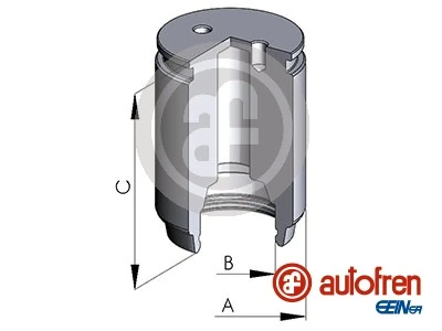 Piston, brake caliper